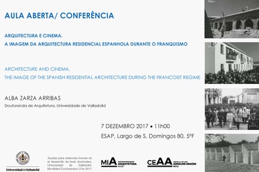 ARCHITECTURE AND CINEMA. THE IMAGE OF THE SPANISH RESIDENTIAL ARCHITECTURE DURING THE FRANCOIST REGIME