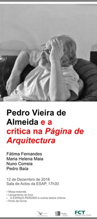 Pedro Vieira de Almeida e a crítica na 'Página de Arquitectura'